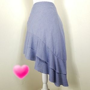 🆕️Last One Size 24W Hi-Low Ruffle Skirt